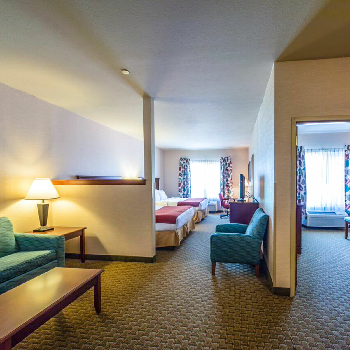 Triple Play Resort Hotel suite interior